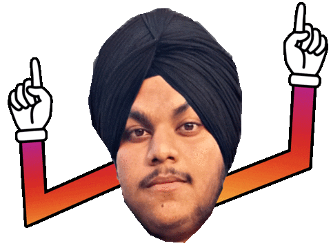 Harman Dabra Sticker by BORN ON INSTAGRAM