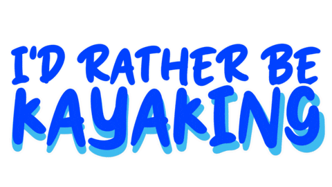 Kayak Kayaking Sticker