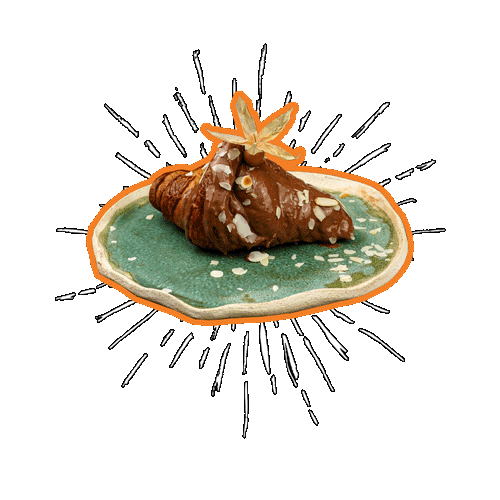 Coffe Croissant Sticker by CAPUCHIN - Patisserie & Cafe for iOS ...