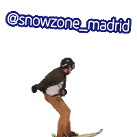 MadridSnowzone esqui snow zone snowzone madridsnowzone Sticker