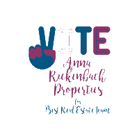 Vote Realestate Sticker by Anna Rickenbach Properties