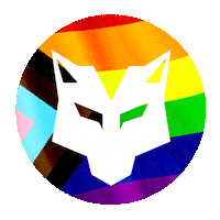 MOOD_VISUALS logo mood wolf moodlogo Sticker