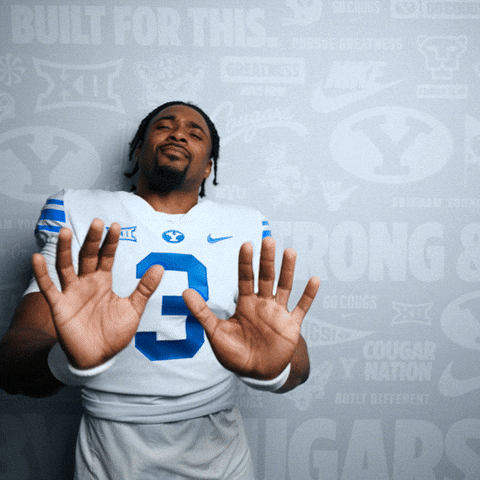 Byu Football Go Cougs GIF by BYU Cougars