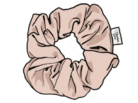 Silk Scrunchie Sticker by Slumber Glow