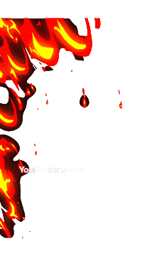Animation Burning Sticker by youmotion.com