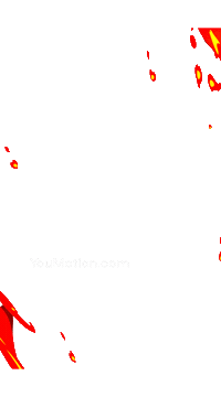 Animation Burning Sticker by youmotion.com