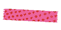 Pink Tape Sticker by ardhemis