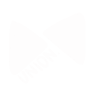 unionhouston white church minimal simple Sticker