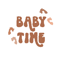 Labor Baby Feet Sticker