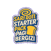 SARIROTIROTINYAINDONESIA roti sarapan sari roti Sticker