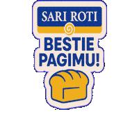 SARIROTIROTINYAINDONESIA roti sarapan sari roti Sticker