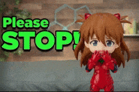 Please Stop Neon Genesis Evangelion GIF