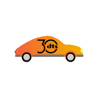 Car Anniversary Sticker by DTS
