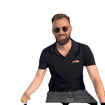 Happy Power Sticker by Mustax GmbH