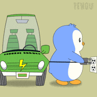 Electric Vehicle Penguin GIF by Pudgy Penguins