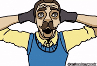 Shocked Hello Neighbor GIF