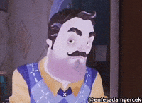 Hello Neighbor Stare GIF