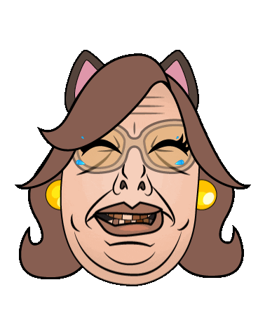 laugh lol Sticker by Cherylyn Barnes