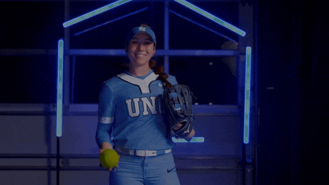Softball Smile GIF by UNC Tar Heels