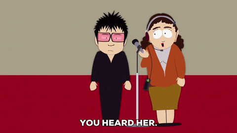 glasses microphone GIF by South Park 