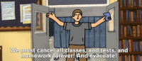 gkids GIF by My Entire High School Sinking Into The Sea