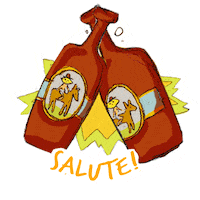 Hey You Cheers Sticker by Dope Lemon