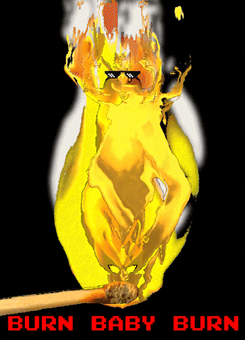 Pop Art Burn GIF by Xinanimodelacra