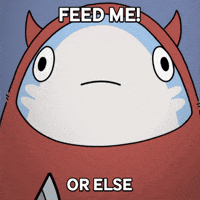Hungry Feed Me GIF
