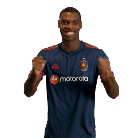 Happy Lets Go Sticker by Chicago Fire Football Club
