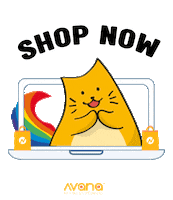 Black Friday Cat Sticker by AVANA Asia