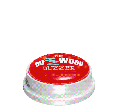 Buzzer Buzzwords Sticker by Adsomegifs