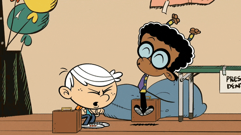 working the loud house GIF by Nickelodeon