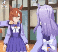 Girl Horse GIF