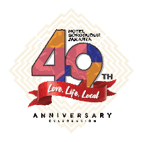 Anniversary Sticker by Hotel Borobudur Jakarta