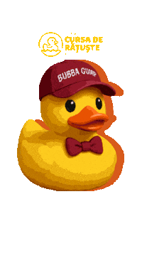 cursaderatustebuc yellow duck ducks rata Sticker