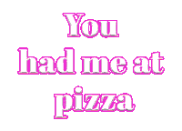 pink pizza Sticker by La Estelina