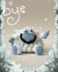 Abominable Snowman Goodbye GIF by TeaCosyFolk