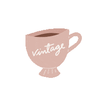 vintageesthetic coffee vintage tea cafe Sticker