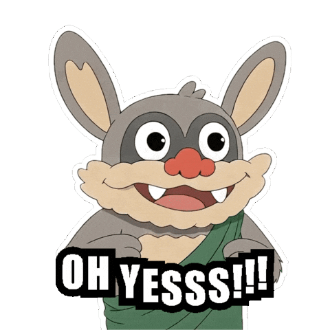 Happy Oh Yeah Sticker