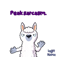 Sheep Llama Sticker by VeeFriends