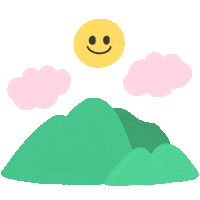 Mountain View Morning Sticker