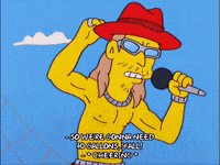 homer simpson concert GIF