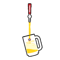 beerkorea beer draft 맥주 짠 Sticker