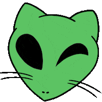 geekyfeels lgk geekyfeels littlegreenkitty Sticker