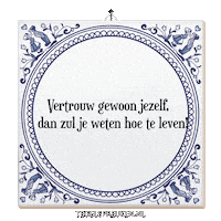 Humor Wijsheid Sticker by Tegelspreuken.nl