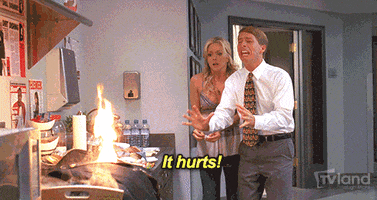 it hurts 30 rock GIF by TV Land Classic