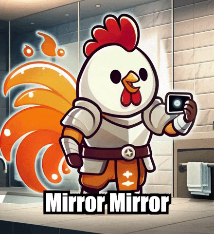 Mirror Mirror Beauty GIF by Zorooster