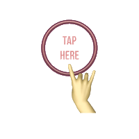 Tap Taphere Sticker by bisacreative
