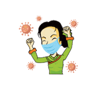 Food Corona Sticker by Madame Chang