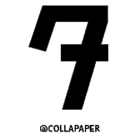 Number Sticker by COLLA PAPER
